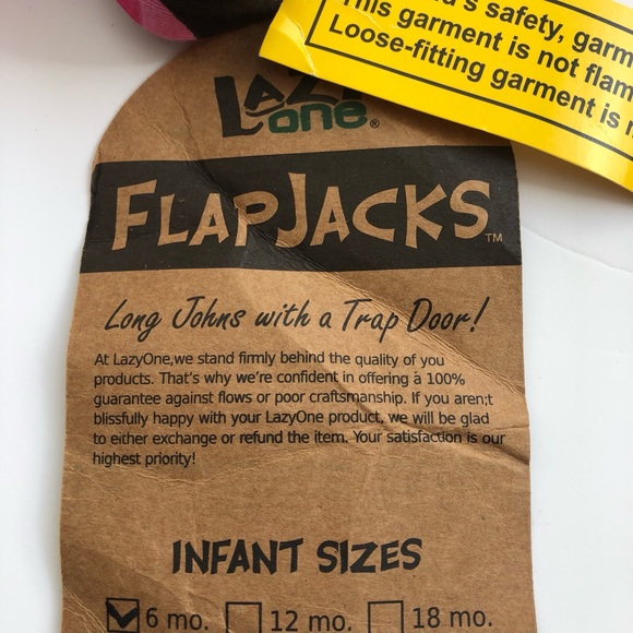 Lazy One Baby Flapjack PJ’S - Picture 5 of 7
